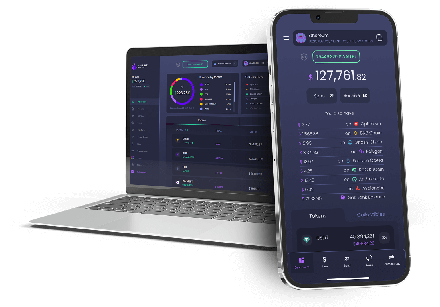 screenshot of Ambire Wallet